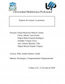 Sociología y Comportamiento Organizacional