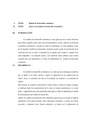 Que son los modelos de desarrollo económico