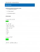 Ejercicios semana 3 nivelación matemática