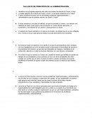 Taller teorías de Taylor y Fayol