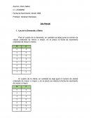 Producto interno.Ley de la Demanda y Oferta