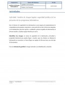 Actividad: Gestión de riesgos legales: seguridad jurídica de los proyectos de los programas informáticos