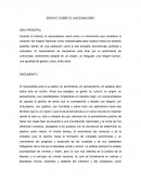 ENSAYO SOBRE EL NACIONALISMO