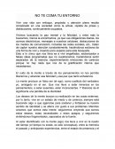 Que no te coma tu entorno