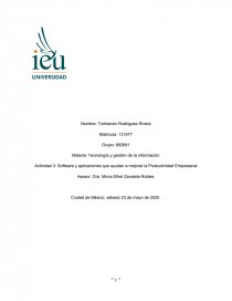 Software y aplicaciones que ayudan a mejorar la Productividad Empresarial. Página 1