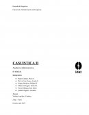 CASUISTICA II[pic 1] Auditoria Administrativa