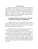 LA EVALUACIÓN AUTÉNTICA