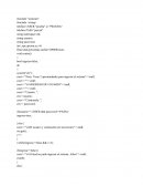 Programa c++ con menu