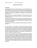Factores del cambio social