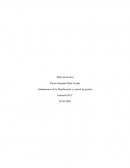 Fundamentos de la Planificación y control de gestión