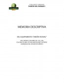 Memoria Descriptiva Jardin Vecinal