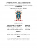 ANÁLISIS FINANCIERO DE LA EMPRESA EDITORA PERU