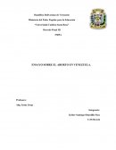 ENSAYO SOBRE EL ABORTO EN VENEZUELA