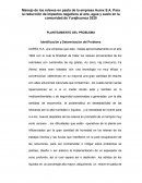 Manejo de los relaves en pasta de la empresa Aurex S.A