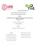 ELABORACION DE LA BEBIDA TRADICIONAL SAKE A BASE DE ARROZ REGIONAL