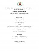 ARQUITECTURAS DE DESARROLLO WEB EXISTENTE