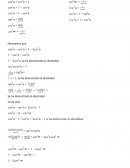 Identidades trigonometricas