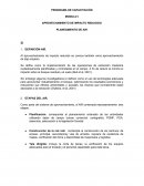 MODULO I APROVECHAMIENTO DE IMPACTO REDUCIDO