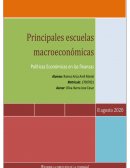 Principales escuelas economicas