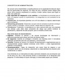 CONCEPTOS DE ADMINISTRACIÓN