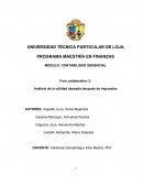 Análisis de la utilidad deseada después de impuestos