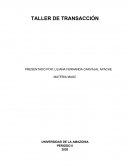 Transaccion en alimentos