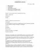 Rasgos criminales en familias criminales y temario