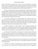 Antropología filosófica