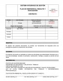 Plan de Emergencia y Evacuacion