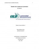 Gestión de la cadena de suministro empresa “Caffenio