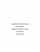 LIDERAZGO EN LA GESTIÓN DE CALIDAD. NORMATIVAS Y GESTIÓN DE CALIDAD