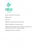 Propuesta por escrito del planteamiento del problema de un protocolo de investigación