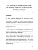 Juego de habilidades