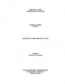 ANÁLISIS DEL LIBRO MIENTRAS LLUEVE