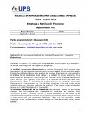 Estrategia y Planificación Financiera