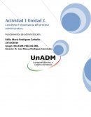 Concepto e importancia del proceso administrativo