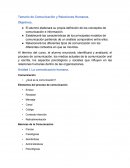 Temario de Comunicación y Relaciones Humanas