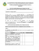 Acta de acuerdo modalidad de trabajo en casa