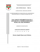 ENSAYO ARGUMENTATIVO DE LA ANALOGÍA DE LA SOCIEDAD MEXICANA Y NOVELA DE JOSÉ SARAMAGO