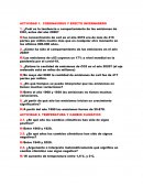 Actividad. Coronavirus y efecto invernadero