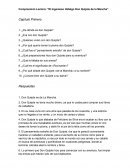 Comprensión Lectora: “El Ingenioso Hidalgo Don Quijote de la Mancha”