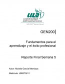 Fundamentos para el aprendizaje y el éxito profesional
