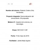 Tarea democratización del conocimiento