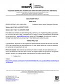 EDUCACIÓN FÍSICA GUIA No 02