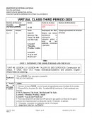VIRTUAL CLASS-THIRD PERIOD-2020