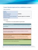 Requisitos legales para llevar contabilidad en un negocio