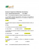 Examen de Ingeniería de Materiales Aeronáuticos