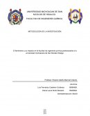 El feminismo y su impacto en la facultad de ingeniería química perteneciente a la universidad michoacana de San Nicolás Hidalgo