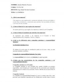 TAREA- LA EMPRESA. Página 1