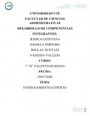 Entrenamiento experto